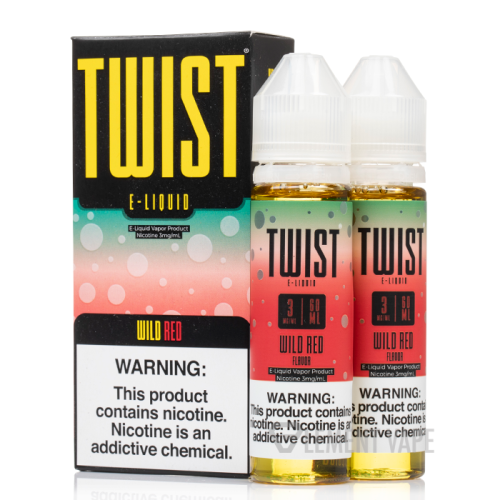 Twist Freebase - WILD RED 3MG E-JUICE 60ML - E-Juice